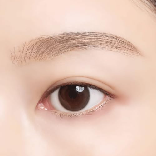 K-Palette (K-Pallete) Three-way Eyebrow Pencil 02 Natural Brown Waterproof Pencil 0.1g Powder 0.3g Eyebrow Series That Can Be Completed with One 3 In