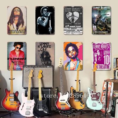 Lenny kravitz Metalowe Tabliczki & Znaki dekoracja ścienna Vintage Blaszane Znaki Kapitan Metalowy Plakat Dekoracja do Baru Pubu Klubu Dekoracja Ściany