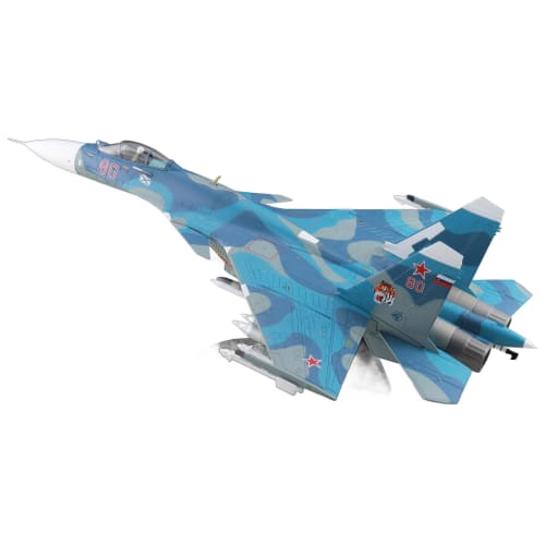 HOBBY MASTER 1/72 Scale Su-33 Flanker D Model, Russian Navy 279th Independent Carrier-Based Fighter Aviation Regiment, 2005, Completed Model