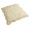 Rivere Cushion Covers, Set of 5, 55 x 59 cm, 100% Cotton, Washable Quilted, Beige