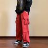 Spring Men's Loose Straight Cargo Pants Sports Casual Jacket Pants