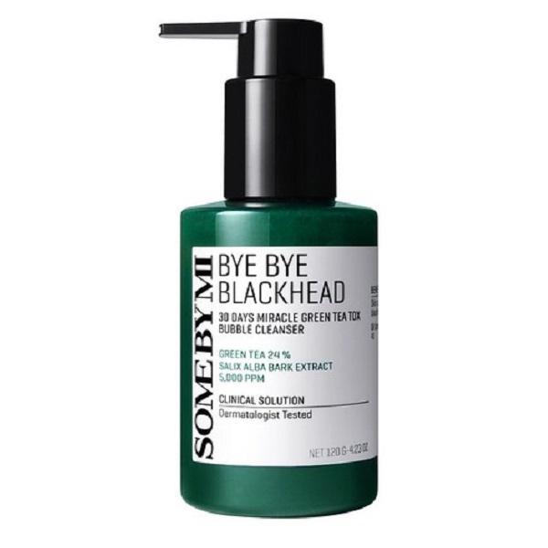 SOME BY MI AHA.BHA.PHA Bye Bye Bubble Green Tea Tox Cleanser 120g