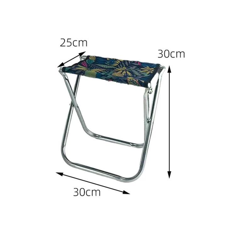 

Compact Outdoor Folding Stool: Portable, Lightweight, Ideal for Travel, Picnics, and Casual Use