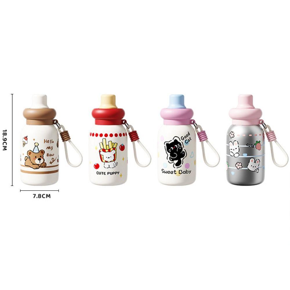 Cute 500ml Vacuum Tumbler 316 Stainless Steel Leak-Proof Thermal Water Bottle Cartoon Vacuum Cup Outdoors