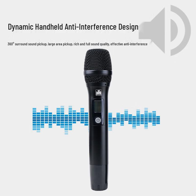 FionTu AT-SS410 Professional Wireless Dual Handheld Microphone System (CN version)
