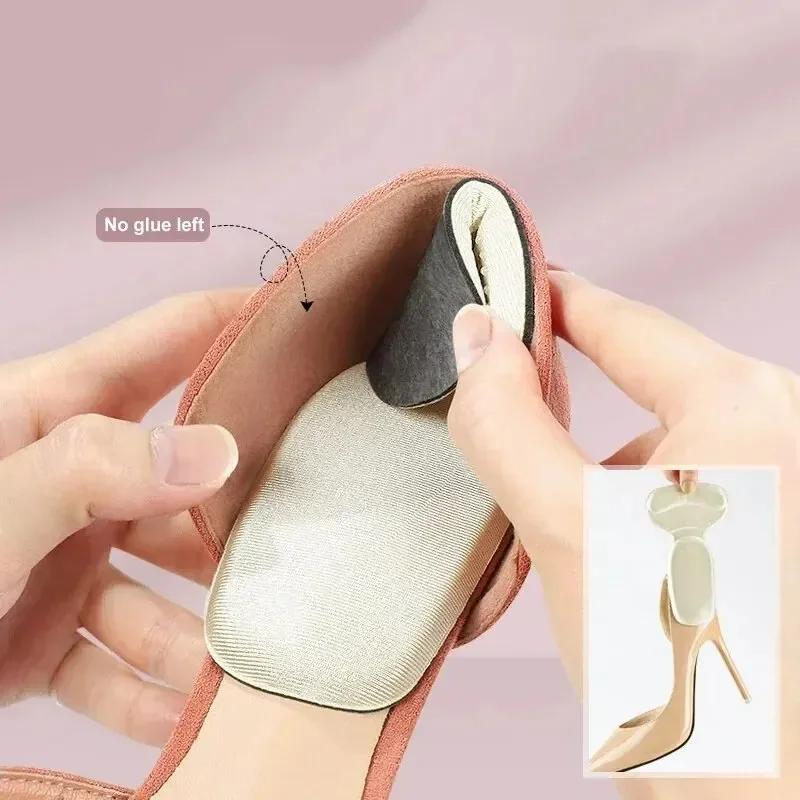 Shoe Heel Insoles Foot Heel Pad Sports Shoes Adjustable Antiwear Feet Inserts Insoles Heel Protector Sticker Insole Brioche