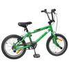 Bicicleta BMX 16 Polegadas para Crianças de 5 a 8 Anos Verde
