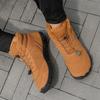 Winter Plush Snow Boots Thick Soled Anti-slip Cotton Shoes Men Women Short Ankle Boots Wear-resistant Outdoor Sneakers