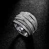 S925 Sterling Silver Color VVS1 AAA Natural Zircon Rings Women Anillos Bizuteria Gemstone Silver 925 Jewelry Moni Diamond Ring