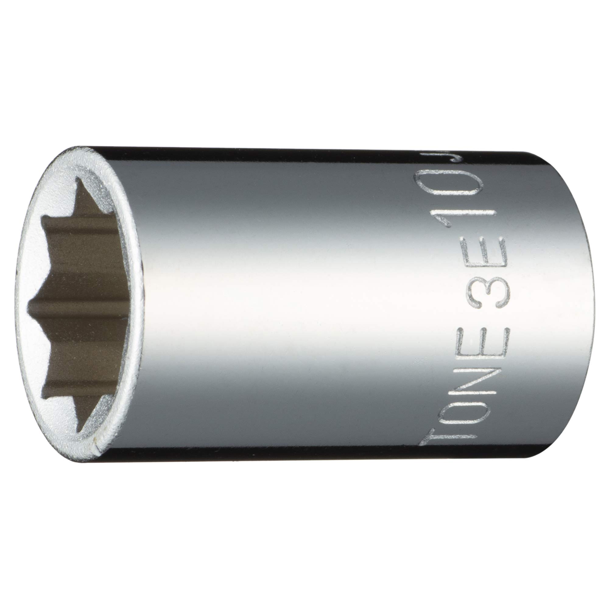 

TONE Socket (octagonal) 3E-10 Drive angle 9.5mm (3/8 ) Width across flats 10mm