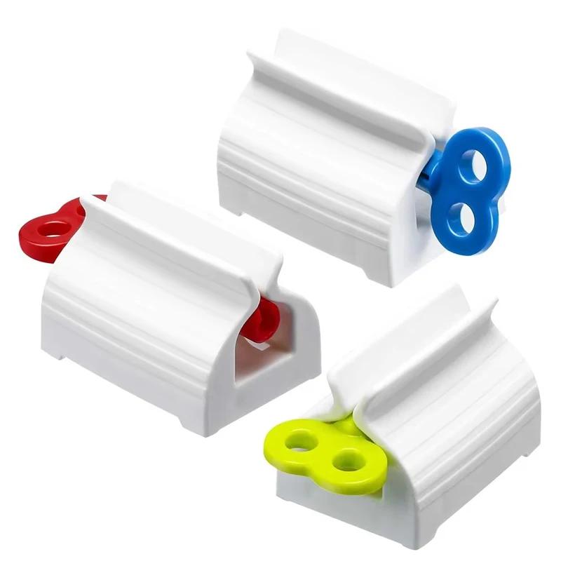 Rolling Tube Toothpaste Squeezer Toothpaste Seat Holder Stand Rotate Toothpaste Dispenser for Bathroom