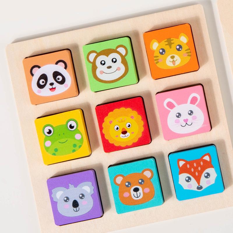 Animal Shape Battle Puzzle: Interactive Building Block Game for Kids 2-6 Years