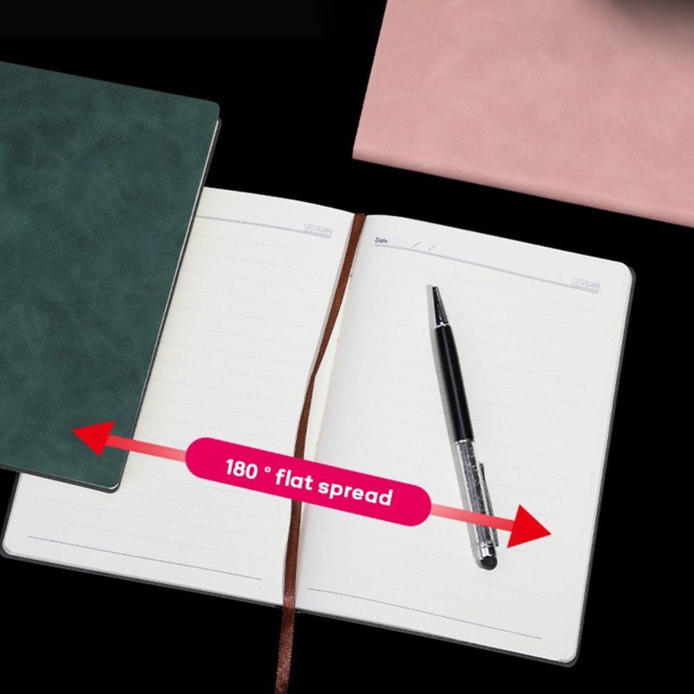 Soft Leather A5 Notebook 120Pages Hand Account Book High Quality Diary Book  Students