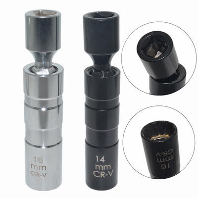 14mm 16mm Buji Lokma Anahtarı Adaptörü 12 Köşeli 3/8 inç Tahrikli Döner Lokma Sökme Aleti Lokma Adaptörü Araba Tamir Aleti
