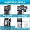 Ultra-thin Ultra-flat Power Extension Cable with App Control 4-Meter Length for Ring Doorbell Charging