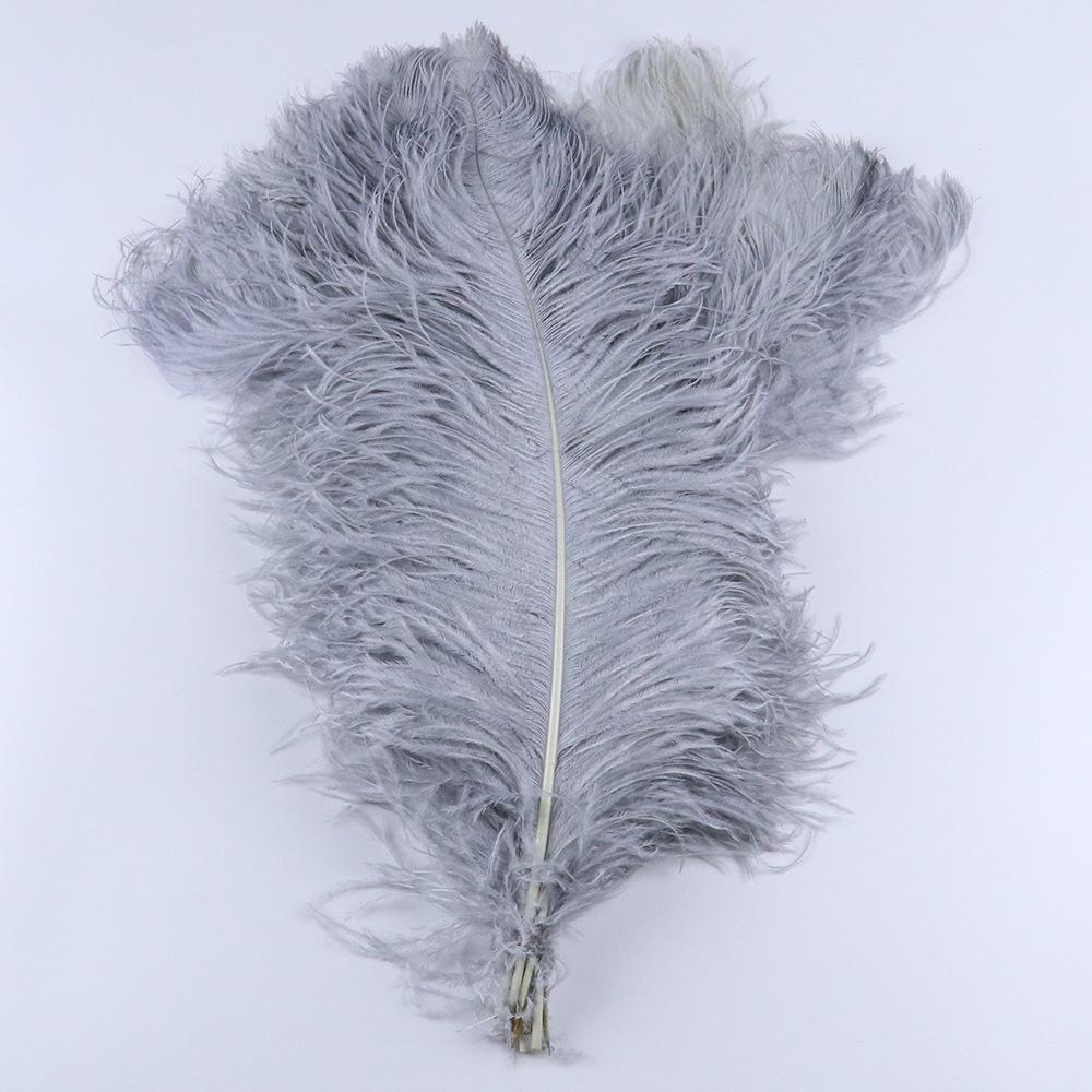 Struisvogelhaar 60-65Cm Zuid-Afrikaans Geïmporteerd Veer Sieraden Accessoires Mode Populair Decoratieve Ornamenten Dons Katoen