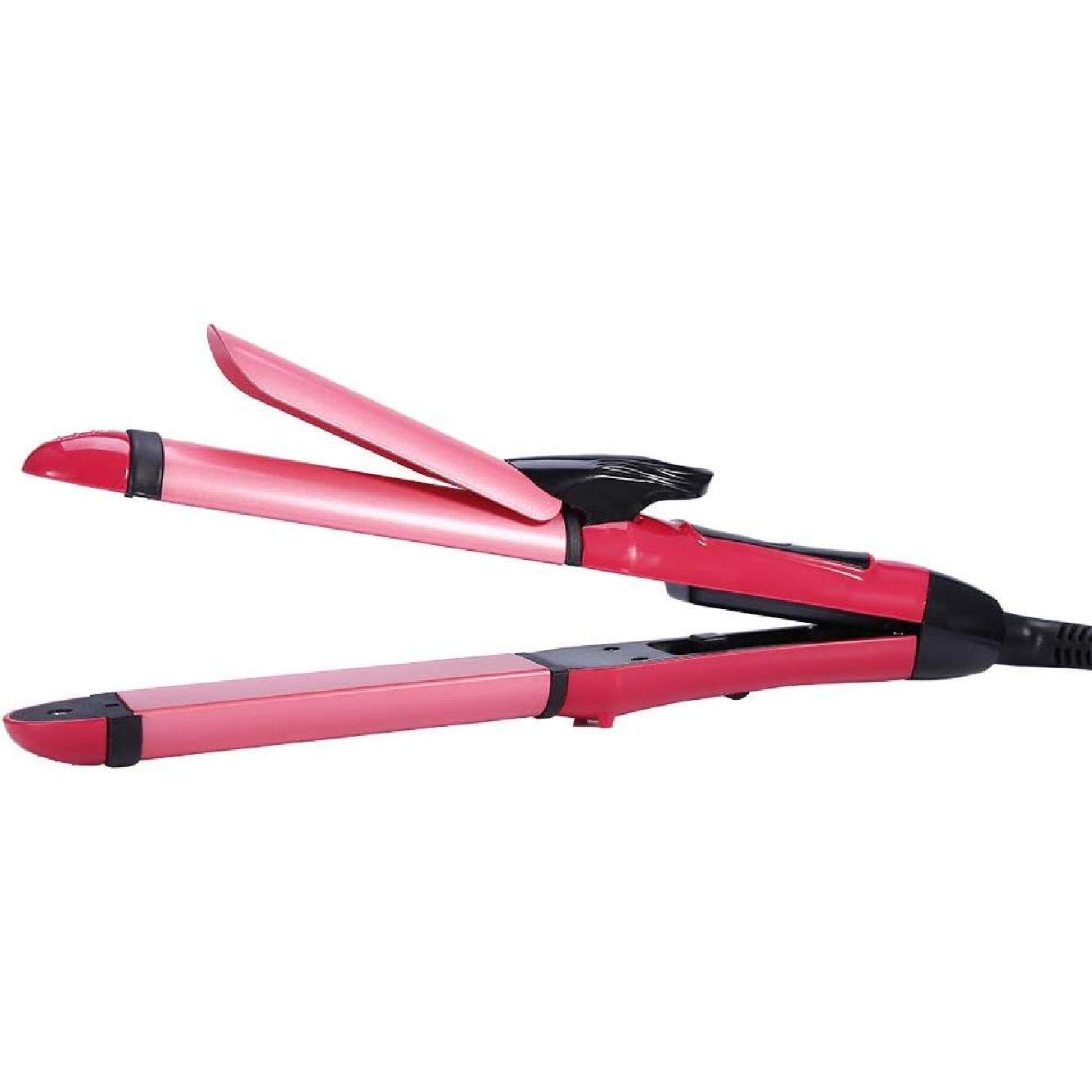 Harmless Hair Straightener, Flat Iron Straightener Fast Heat-Up Hair Flat Iron Straightener For Hair For Dryers & Accessories Red