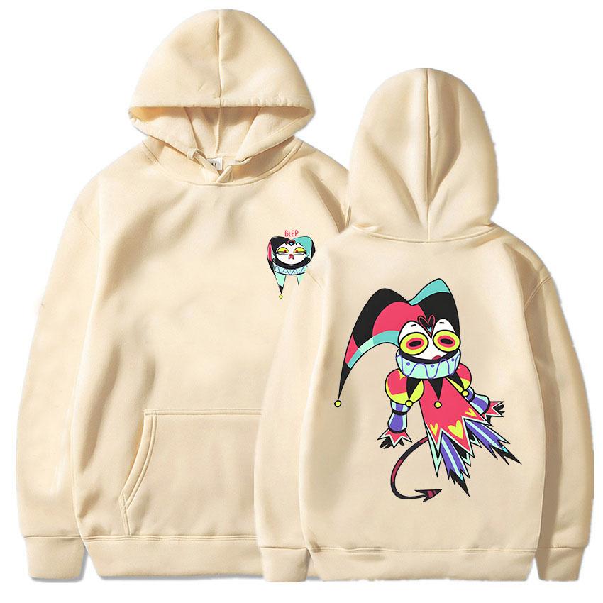 HelluvaBoss Hoodies Cartoon Print Comfortable Cute Sweatshirt With Hooded Harajuku Kawaii Clothes Sudaderas Japanese Anime Hoody