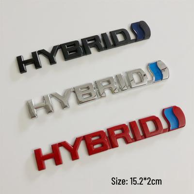 Hybrid Car Tail Metal Sticker for Corolla