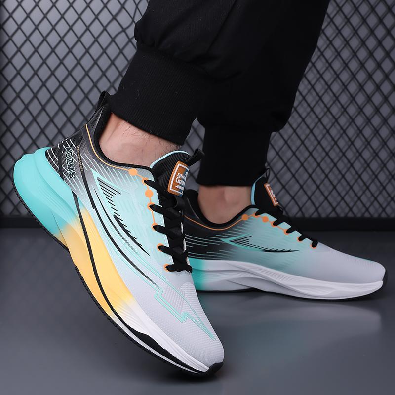 Marathon Sports Running Shoes Men Comfortable Outsole Wear-resistant Nonskid Leisure Outdoor Hiking Sneakers Athletic Shoes Mens