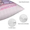 Asamimichaan Cute Asamimi Square Pillow Case Cushion Cover Funny Polyester Decor Throw Pillow Case Cover for Car 4545cm