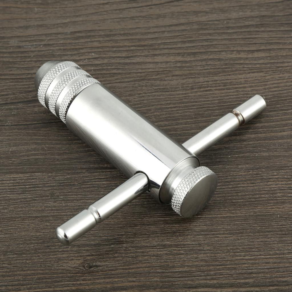 New Arrival 3mm8mm Reversible M3M8 T Bar Handle Ratchet Tap Wrench Holder For Tap And Die Set