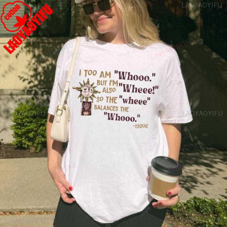 

Esquie Clair Obscur Expedition 33 T-shirt Funny Pattern Print Tees for Game Lovers Summer Fashion Casual Comfort Soft Cotton Top M