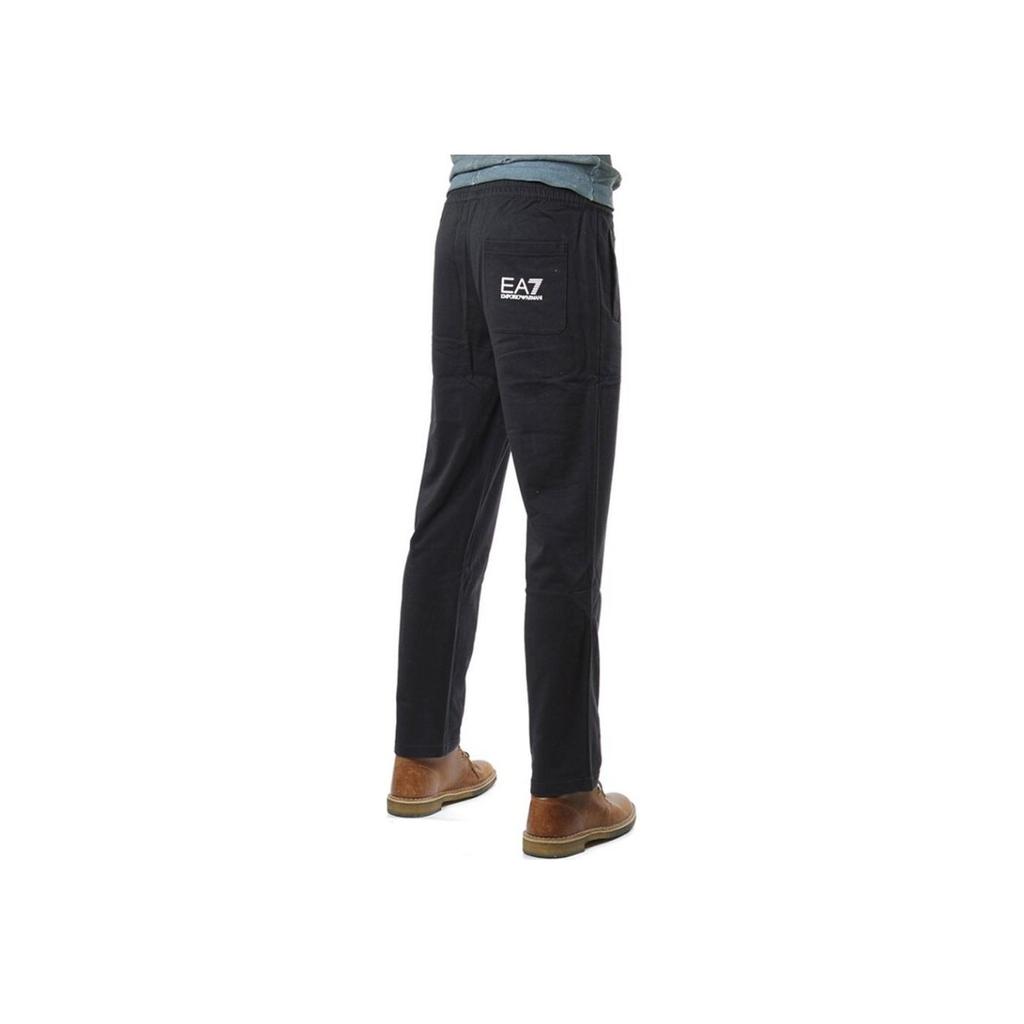 Emporio Armani Ss22 Solid Color Letter Print Sweatpants Men Bottoms Black 8NPPC2-PJ05Z-1205