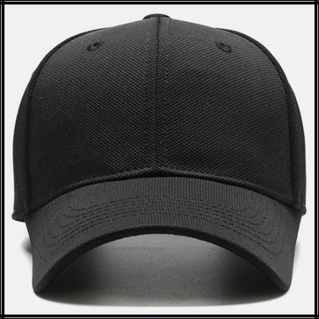 Plain Cap Hat Outdoor Running Sports Men Women CA779 [White Fang] (Gray)