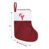 New Cross-Border Christmas Stockings: Festive Red English Letter Party Pendants for Kids