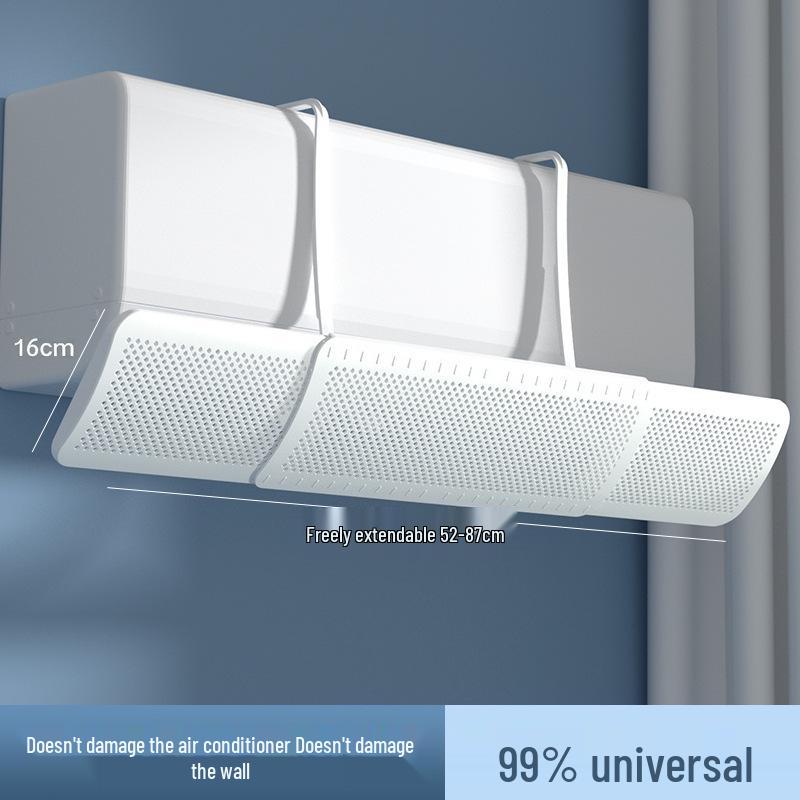 Universal Wall-Mounted Air Conditioner Windshield Deflector Cover