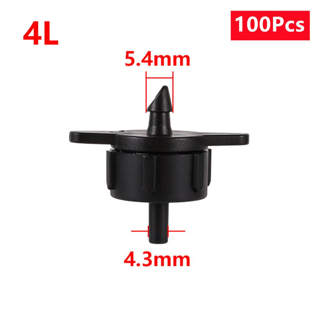 Pressure Compensating Dripper 2L/H 4L/H 8L/H Garden Orchard Micro Irrigation Emitter Agriculture Watering Pipe Fitting 20/100Pcs