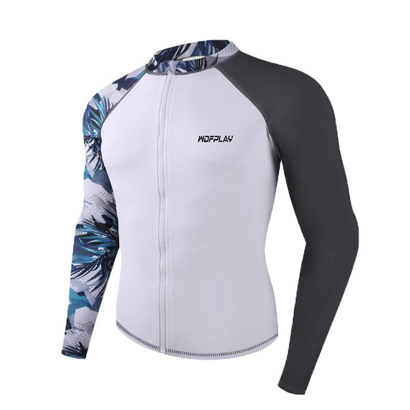 Mens UV Protection Rash Guard Set Quick Dry Swimwear Snorkeling Surfing Jellyfish Defense