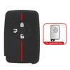 Silicone Car Key Case For Toyota Rav4 2008 Premio Auris Rukus Vanguard Estima Alphard Vellfire Cover Remote Fob Shell Key Holder