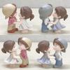 Couple Lovers Decorative Doll Figure 4-piece Set