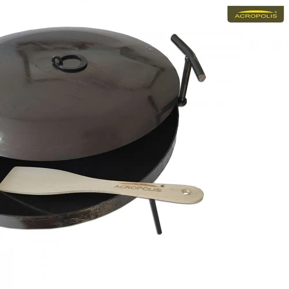 Picnic Set (dishes for 4 People + Frying Pan 40 Cm + Bag for 2 Compartments). A Gift Set for Active Recreation.
