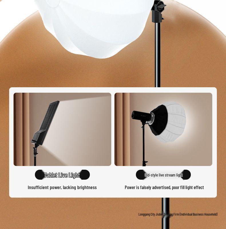 2025 Pro Streaming Beauty Fill Light with Parabolic Softbox Grid