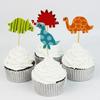 24pcs Dinosaur Cupcake Topper Picks Birthday Wedding Party Decorations Kids Event Party Favors Party Decoration Sale.