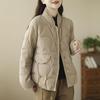 Short Down Jacket Winter Women's Clothing White Duck Down Coat
