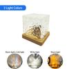 Dynamic Rotating Water Ripple Projector Night Light 16 Colors Flame Crystal Lamp for Living Room Study Bedroom Dynamic Rotating