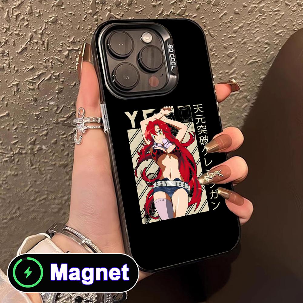 Anime Yoko Littner Translucent MagSafe Mobile Phone Case for iPhone 17 16 15 14 13 12 11 Air Pro Max Plus Colorful Cover iPhone 11