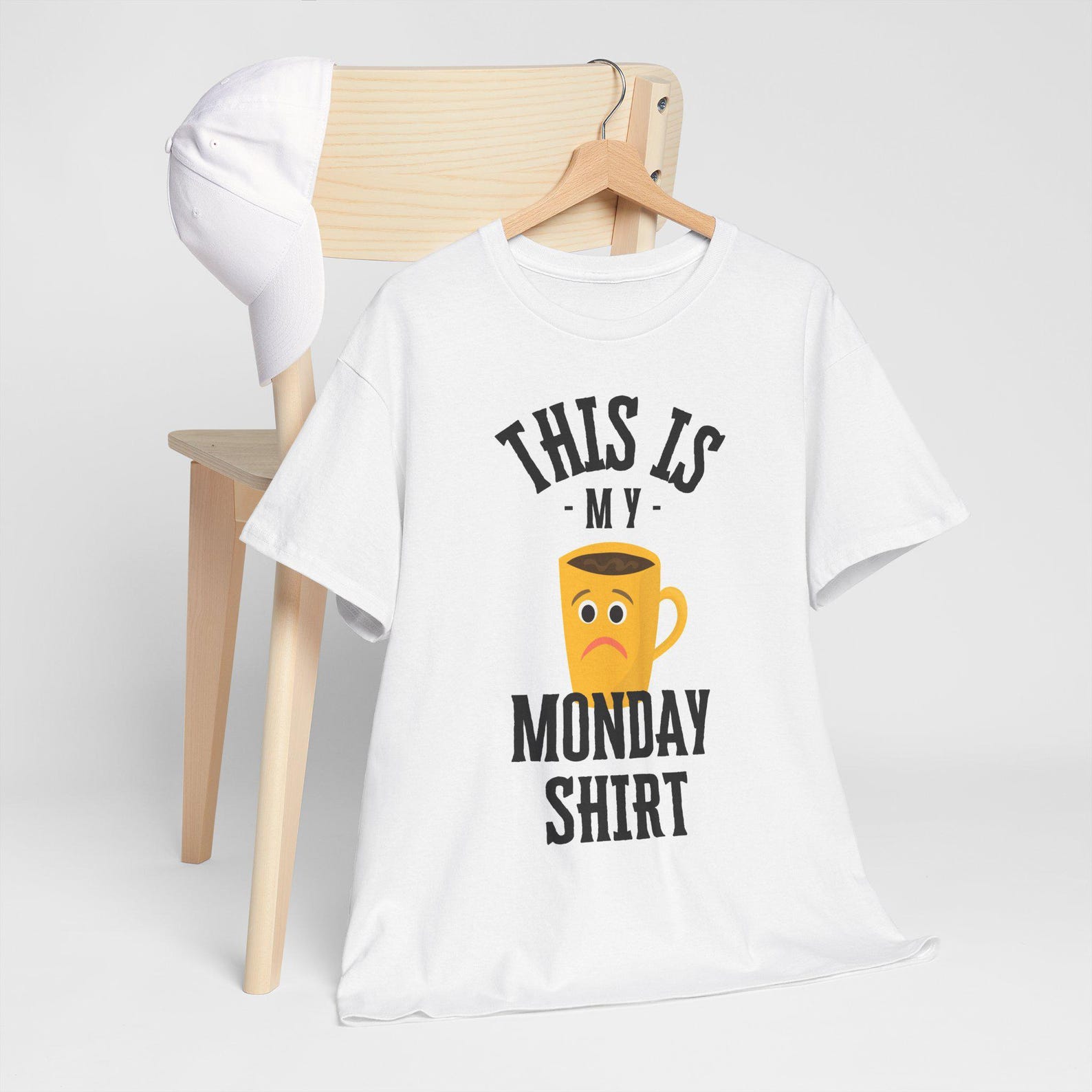 This is My Monday Shirt Unisex Monday Motivation Tee, Fun Graphic Shirt for Coffee Lovers, Casual Everyday Wear, Great for Monday Moods S