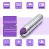 Portable Women's Bullet Vibrator - Wearable, One-handed Use for Outdoor or Discreet Enjoyment