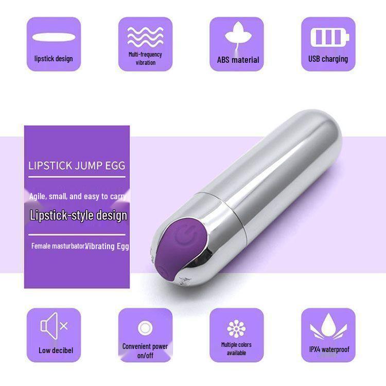 Portable Women's Bullet Vibrator - Wearable, One-handed Use for Outdoor or Discreet Enjoyment