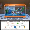 2026 Desktop-Aquarium mit LED All-in-One Landschaftssystem Kompakter Ökologischer Fischbehälter für Büro Kleine Kreative Goldfischschale