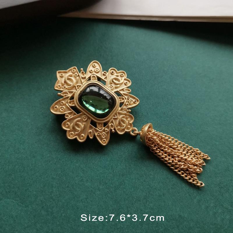 Colorful Baroque Pearl Gem Enamel Brooch Pin