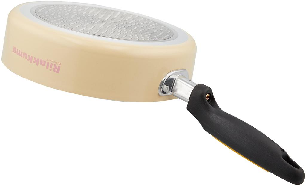 Tamahashi Korilakkuma Frying Induction and Gas Wide RK-41 Pan, 20cm, Compatible, Deep, Base, Non-Stick