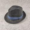 Lafite Top Hat Casual Fashion Jazz Hat Big Brim Big Head Straw Hat Couple Women's Hat Men's Hat Fashion Versatile