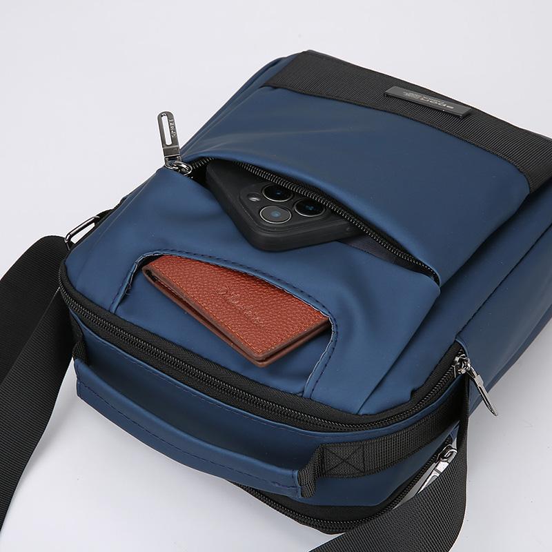 Commuter Men's Shoulder Bag Lightweight Handbag Vertical Commuter Crossbody Bag