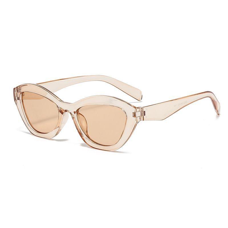 Cat'S Eye Sunglasses Retro Fashion Trend Y2K Men And Women Uv Protection